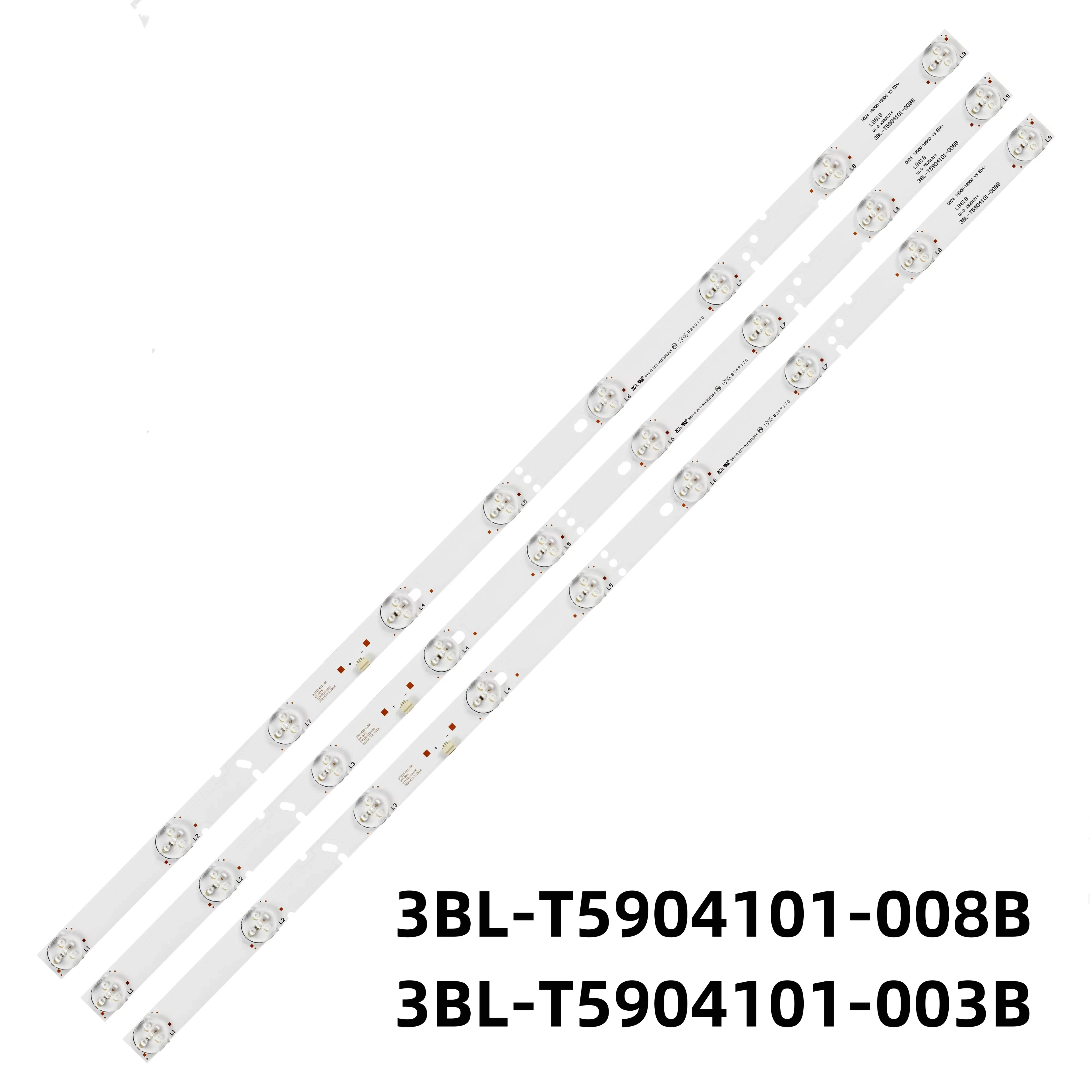 NEW 3Pcs LED Backlight Strip 3BL-T5904101-008B 3BL-T5904101-003B for 32 inch Akai TVL323 AGS4531 TLX32HDA 6v