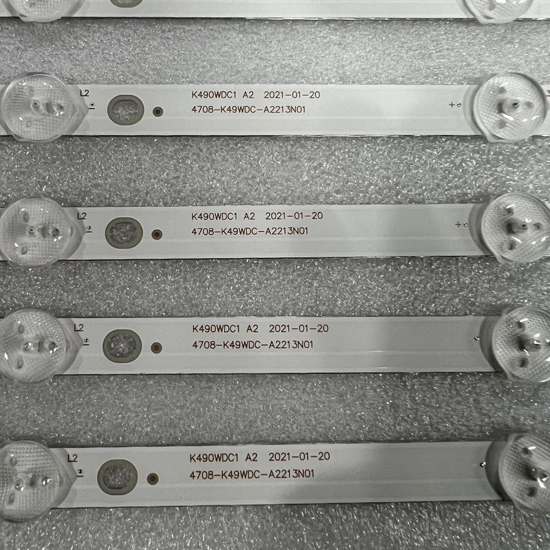 9pcs/lot 5LED LED backlight strip for 4708-K49WDC-A3113N01 A2213N01 K490WDC1 A2 49BDL3056Q 49UK950 49U5070 49PUF6032