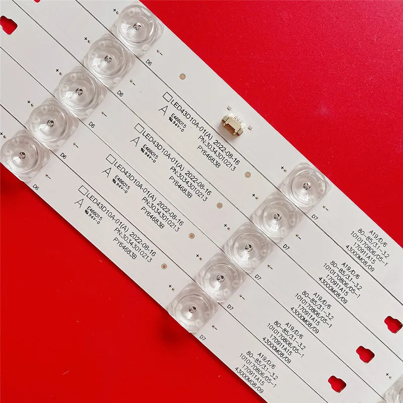LED Backlight Strip For Doffler 43DF49-T2 43DFS55 kivi 43uk30g 43UX10S 43FK30G LED43D10A-01(A) LED43D10B-01(A)