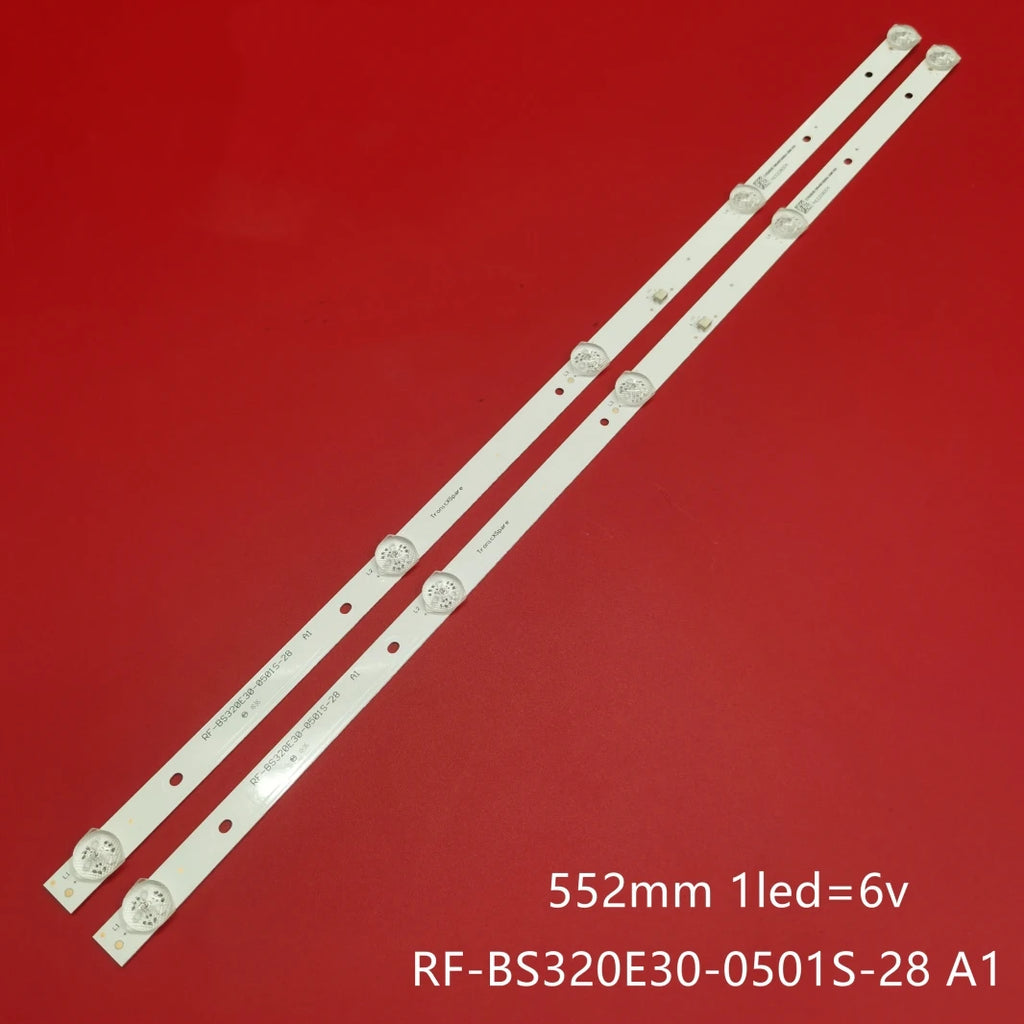 LED Backlight strip 5 lamps (6v)  LED32-ES5004 Skyworth 32-inch LCD TV RF-BS320E30-0501S-28 A1 32f1000 v320dj8-q01