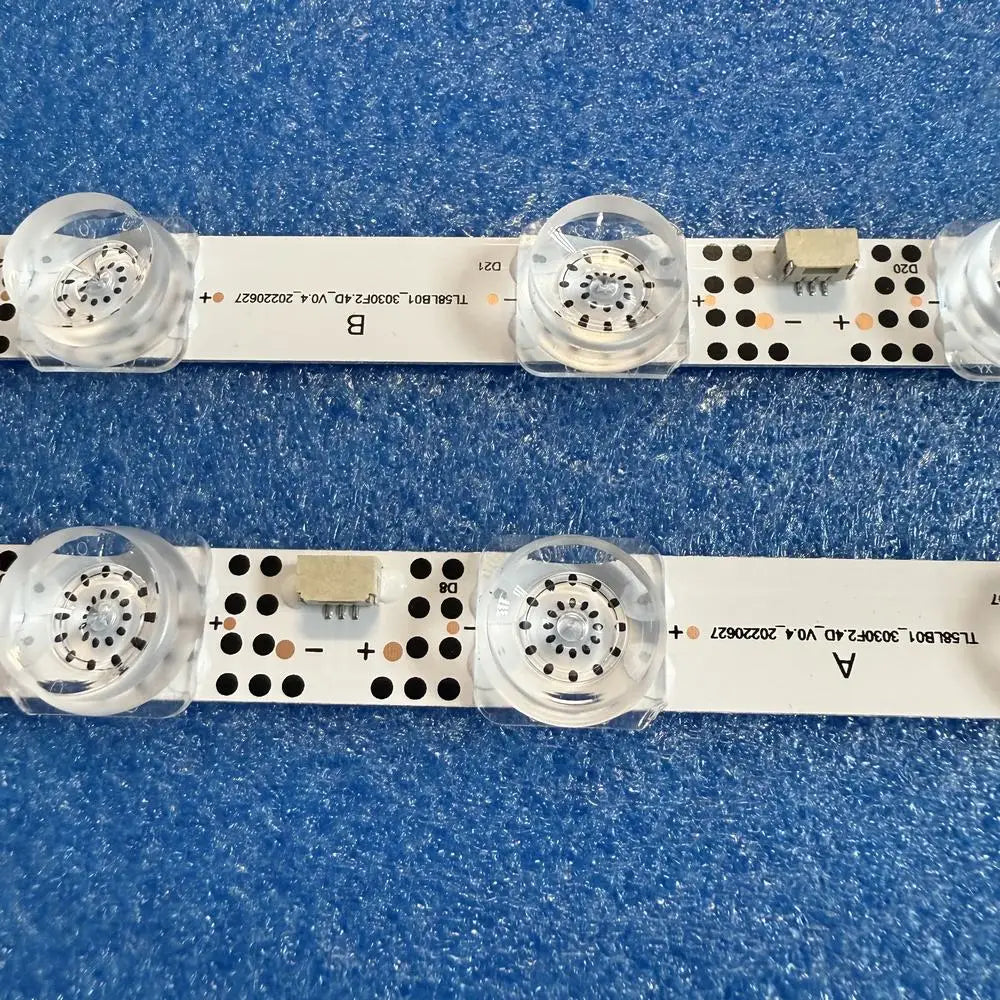 2pcs/set LED Backlight Strip For TCL 58” 58S453 58S454 TCL58LB01_3030F2.4D B0101-000581 A0053*ZMJN LVU580NDEL