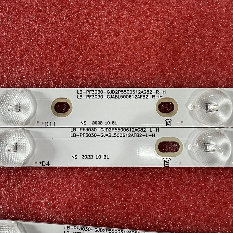 12pcs LED Bar for 50put6400 50PUH6400 50PUF6061 500TT67 500TT68 V2 CL-2K15-D2P5-500-D612-V1 R L 50pug6102 Le50u7970 Le50s5970
