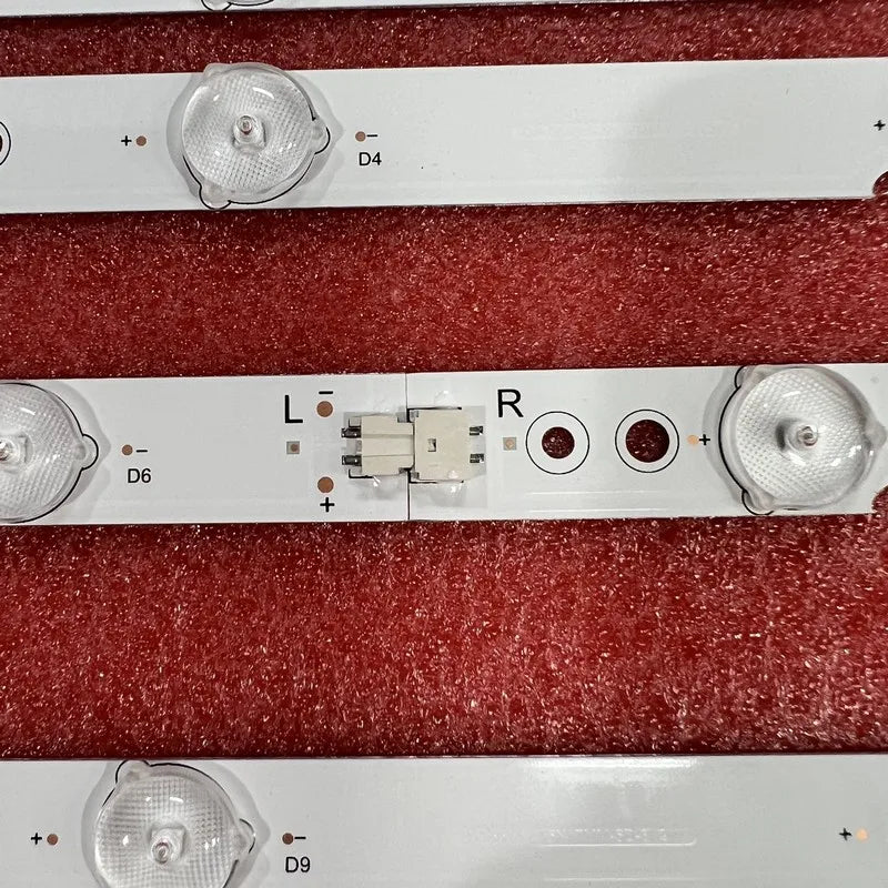 LED Backlight strip 11LED For Quasar LE46D5QFM BJSJ46D11R-ZC14F-02 BJSJ46D11L-ZC14F-02 Sanyo 46CE460LED MBL-46035D511BE0