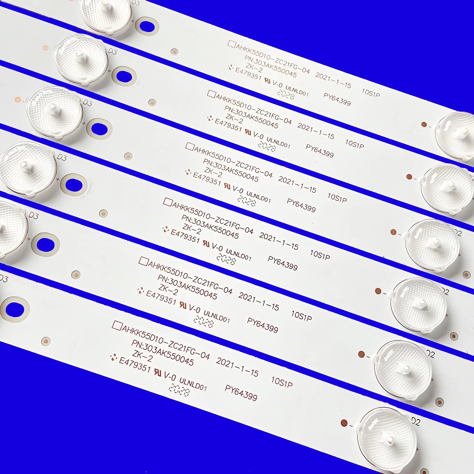 6pcs LED Backlight Strip For K55S K55JI K55J1 55R200U AHKK55D10-ZC21FG-04