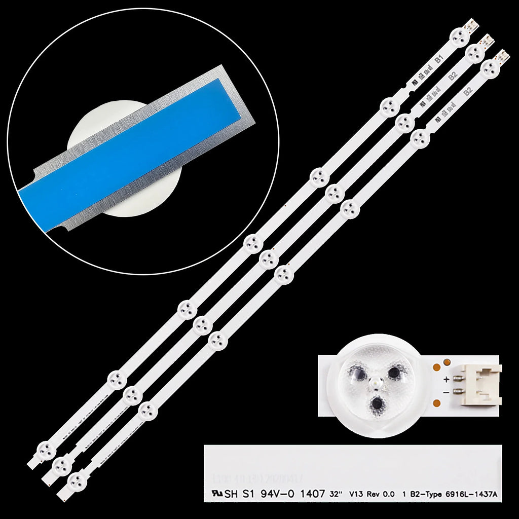 LED BackLight Strip For 32'' ROW2.1 Rev 32LN5400 32LN536U 32LN540B 32LN570N 32LN570V 32LN613V 6916L-1426A 6916L-1204A