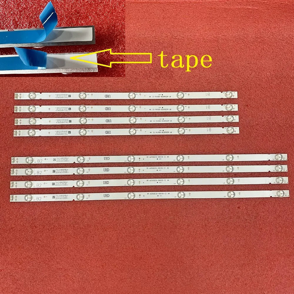 LED Backlight Strip For PTV55U21 TV 55UJ620Y 55LJ5400 55UJ6200 55UJ6000 55LJ620V 55UJ620V-ZA RF-AZ550E30-0601B-12 0501A 55U5A11T