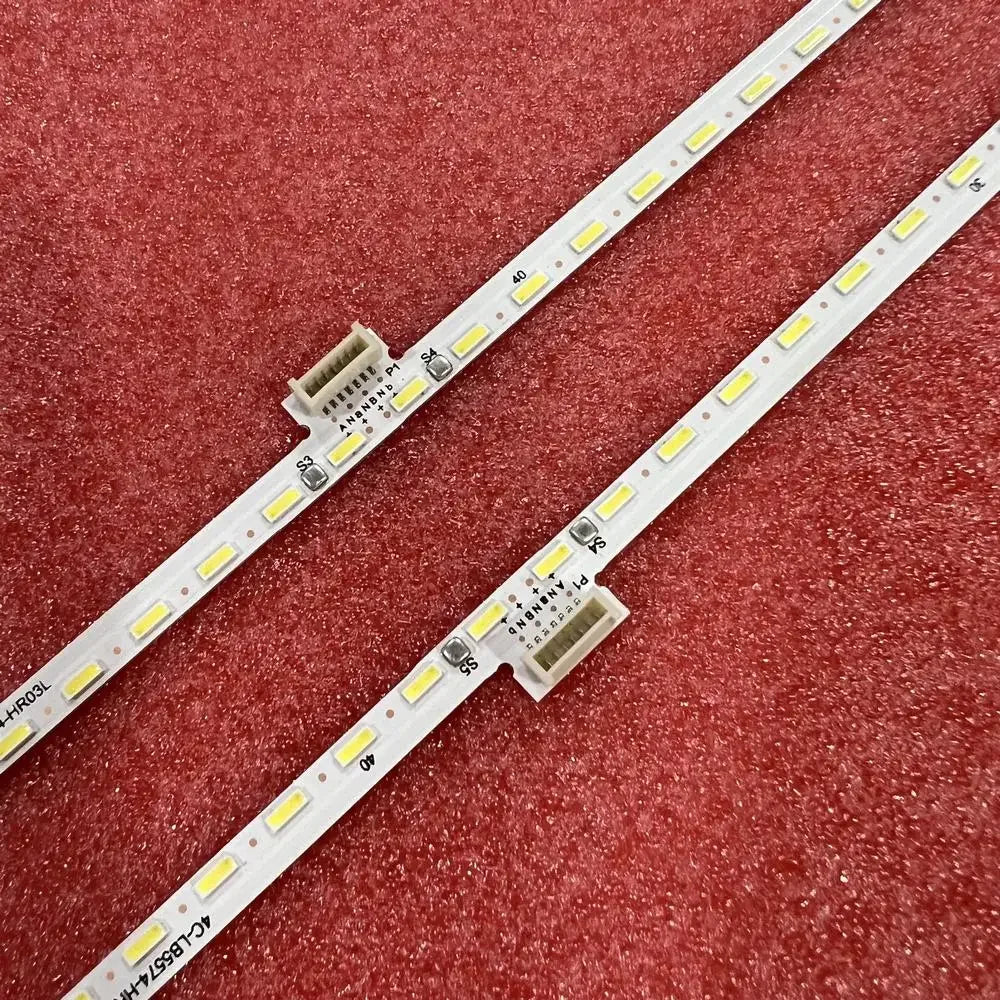 2pcs/set LED Backlight Strip 74LED For TCL 55C66 55C68 55S515 55S515-B 55S517 55S517TAAA 55P5 55T3 STQ550AT9 55HR411S74B