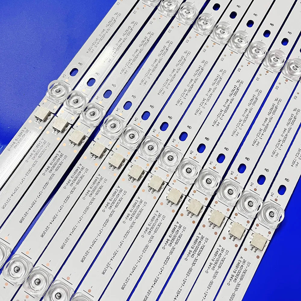 Kit LED Backlight Strips For 07-70ES09 ES29-3030-0D22-12X7-725X14 Philips 70PUS7605/60
