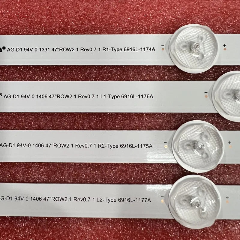 LED Backlight Strip for TV 47LN542Y 47LA6200 47LN5710 47LN5700 47LN5400 47LN5750 47LN5790 6916L-1174A 1175A 1176A 1177A 1259A