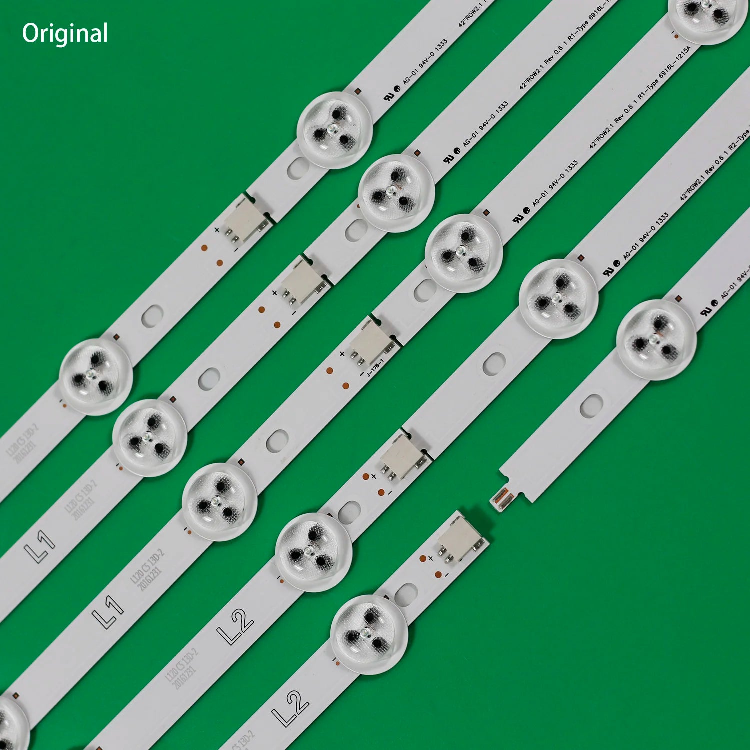 100pcs/10set New LED Backlight strip For 6916L-1412A 1413A 1414A 1415A 42LP360H 42LN540 6637L-0025A 42LN575