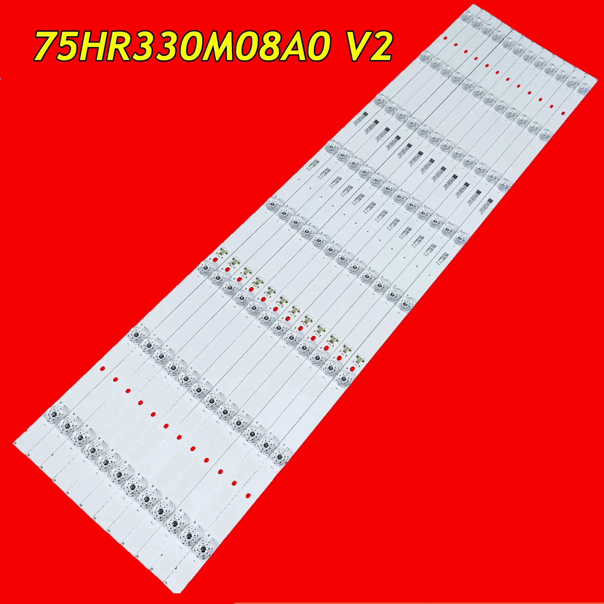 LED Backlight Strip for 75F8 75V2 4C-LB7508-HR04J 4C-LB7508-HR03J 75HR330M08A0 V2