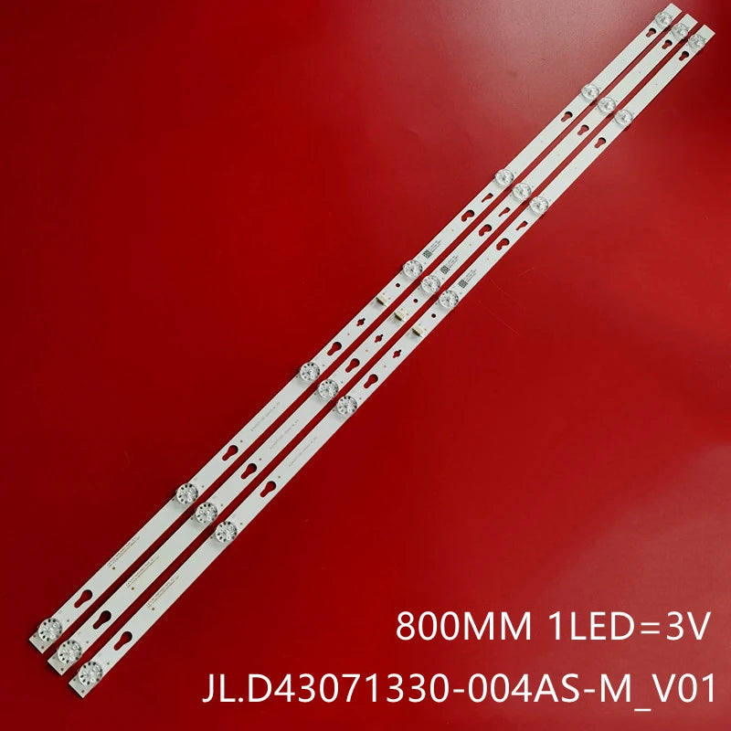 LED Strip for 43'43D07-ZC22AG-05 L43M5-5ASP LT-43T510F LVF430LIGDX 4C-LB430T-HRC 4C-LB430T-XR3 JFA JL.D43071330-004AS-M_V01