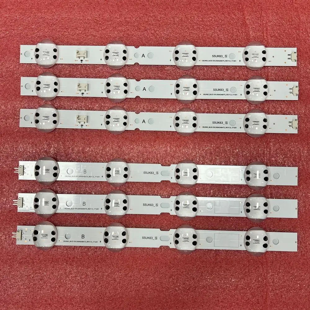 New LED Strip For 55“ 55UK6300LLB 55UM71007LB 55UU340C-UB 55UN7000PUB 55UK6090PUA 55UK6400PFL 55UM6950DUB 55UK6200PUA