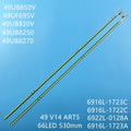 LED Backlight Strip for 49UB850V 49UF695V 49UB830V 6922L-0128A 6916L1722C 6916L1723C 6916L1722A 6916L1723A 49UB8250 49UB8270