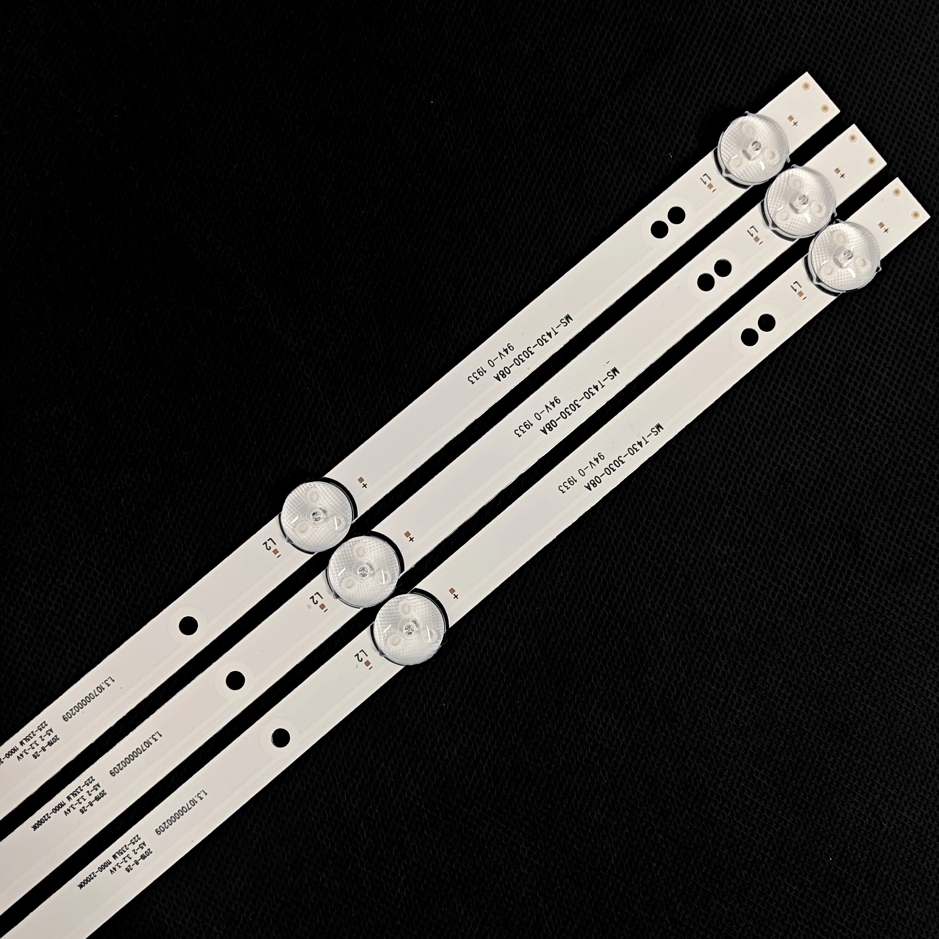 LED Strip for Akai AKTV-4329M IRBIS 43S01FD345B PT430CT02-1 MS-T430-3030-08A MS-L3452 SW-LE486558 Galatec TVS-4306MC