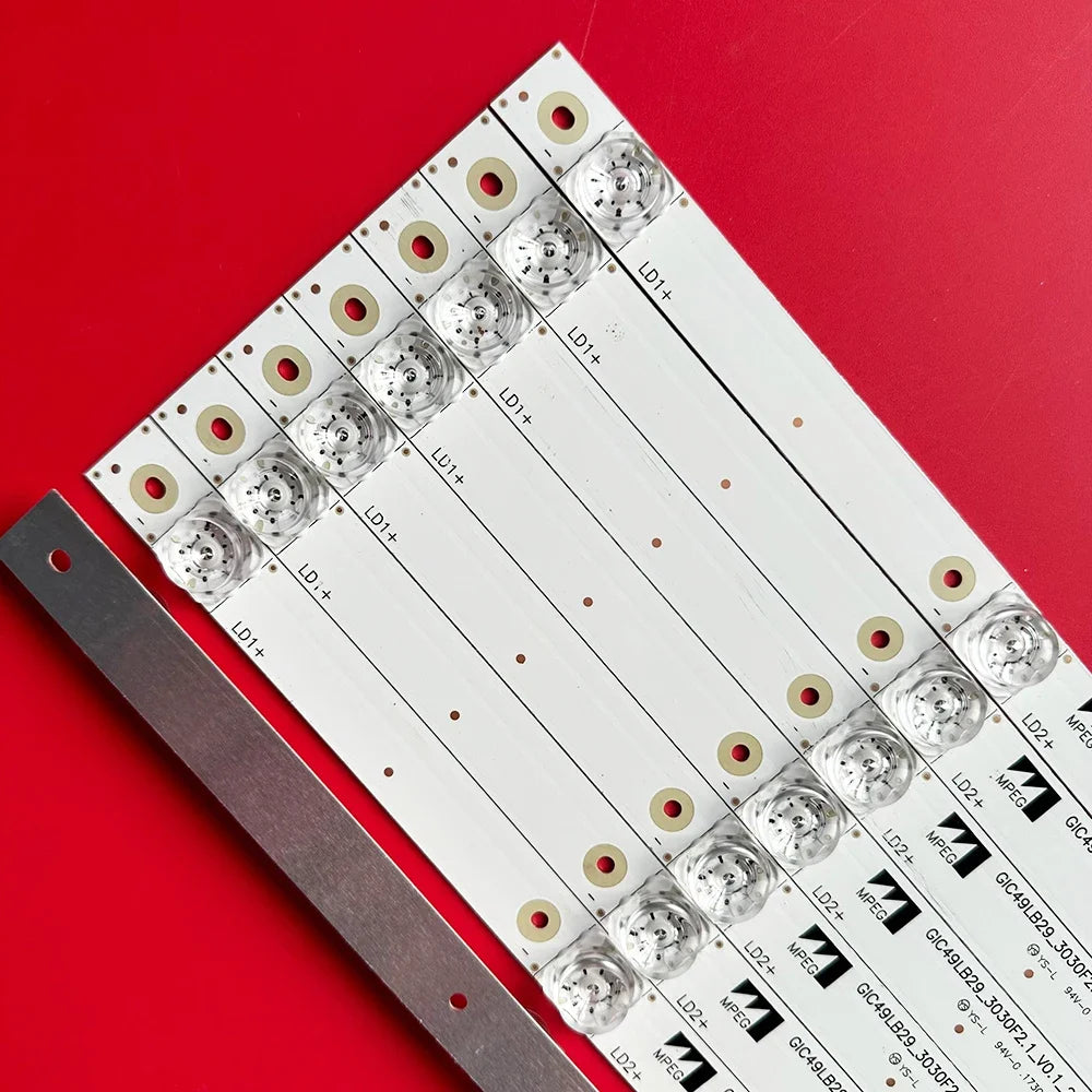 LED Backlight strip for 49P3 4C-LB4904-HR07J 49HR330M04A2 V3 L49P3CFS D49A620U B49A81S-UD L49P1-UD L49P2-UD