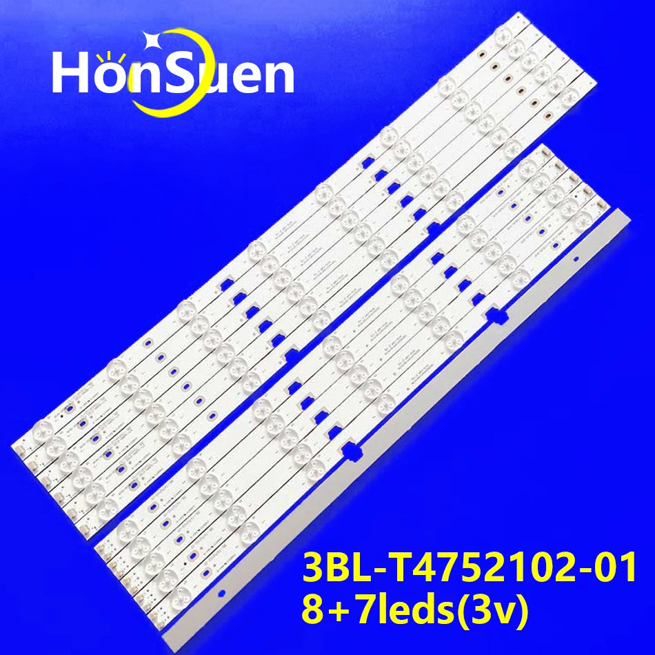 12PCS LED Backlight Strip For Haier 50"TV LE50B5000W LE50B3500W LE50B3000W 3BL-T5454102-51 3BL-T4752102-01 LE50F5300 V500PK2-QS1