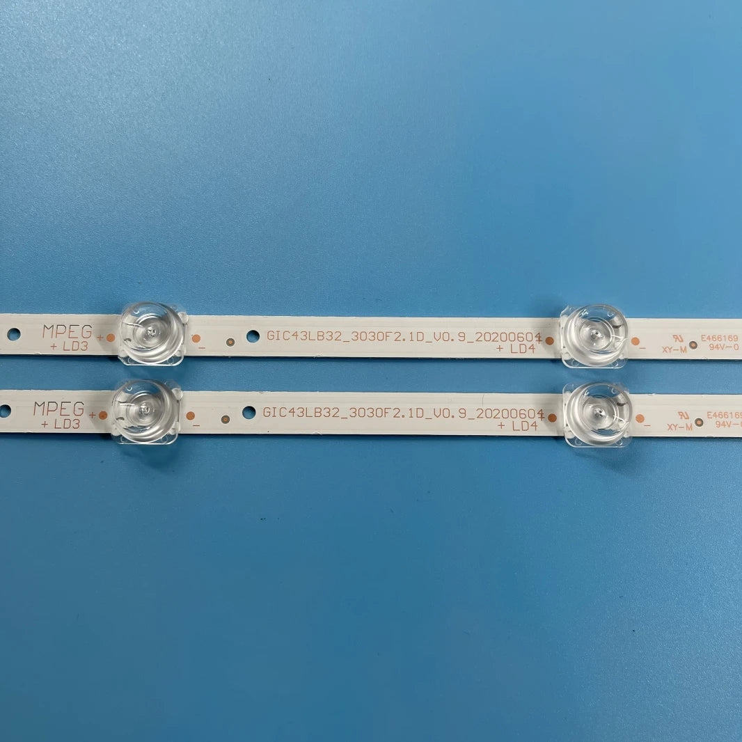 LED backlight strip 11 lamp for43" TV GIC43LB32_3030F2.1D_V0.9 4C-LB4311-ZM06J ZM08J HR01J 43UD6426 43A260 43V2