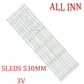 LED backlight strip for TV HQSTV55/ for 5-light HRS-SQY55D3_5X9_2W-MMCPCB 12mm-V1