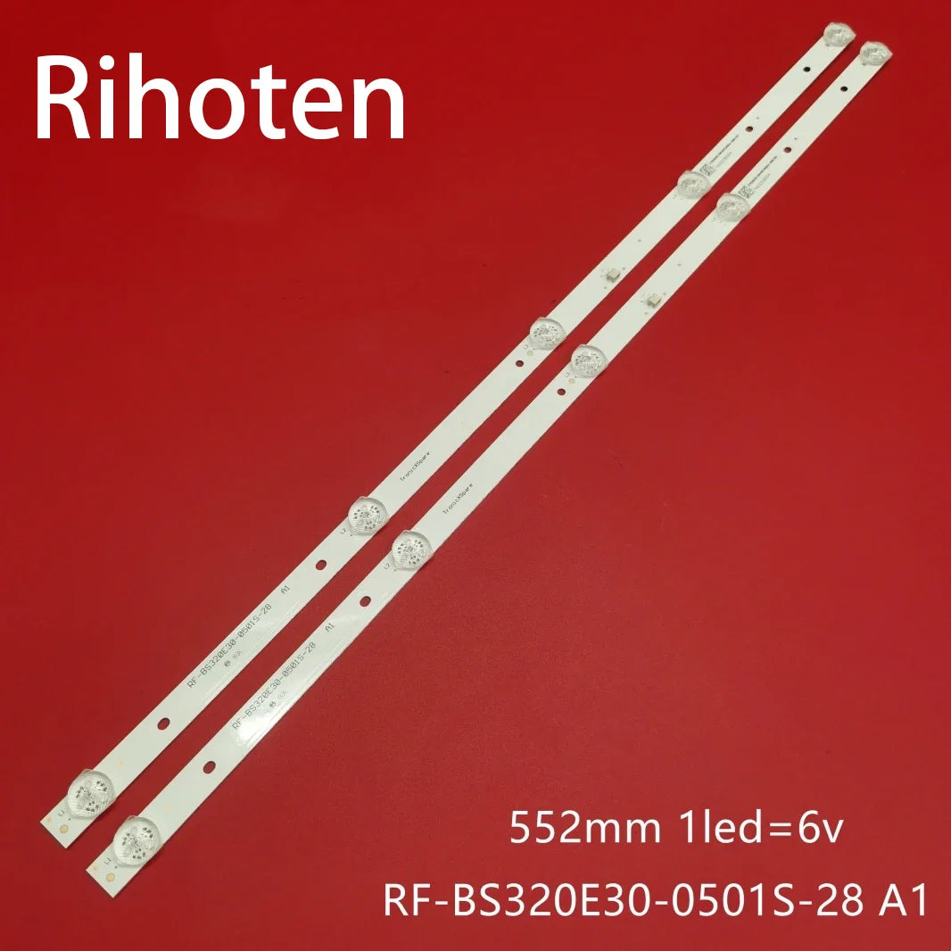LED Backlight strip For 32F1000 32LEM-1019/T2C 32LES93T2SM H-LED32ES5004 H-LED32R505BS2S 32PL52TC-SM RF-BS320E30-0501S-28