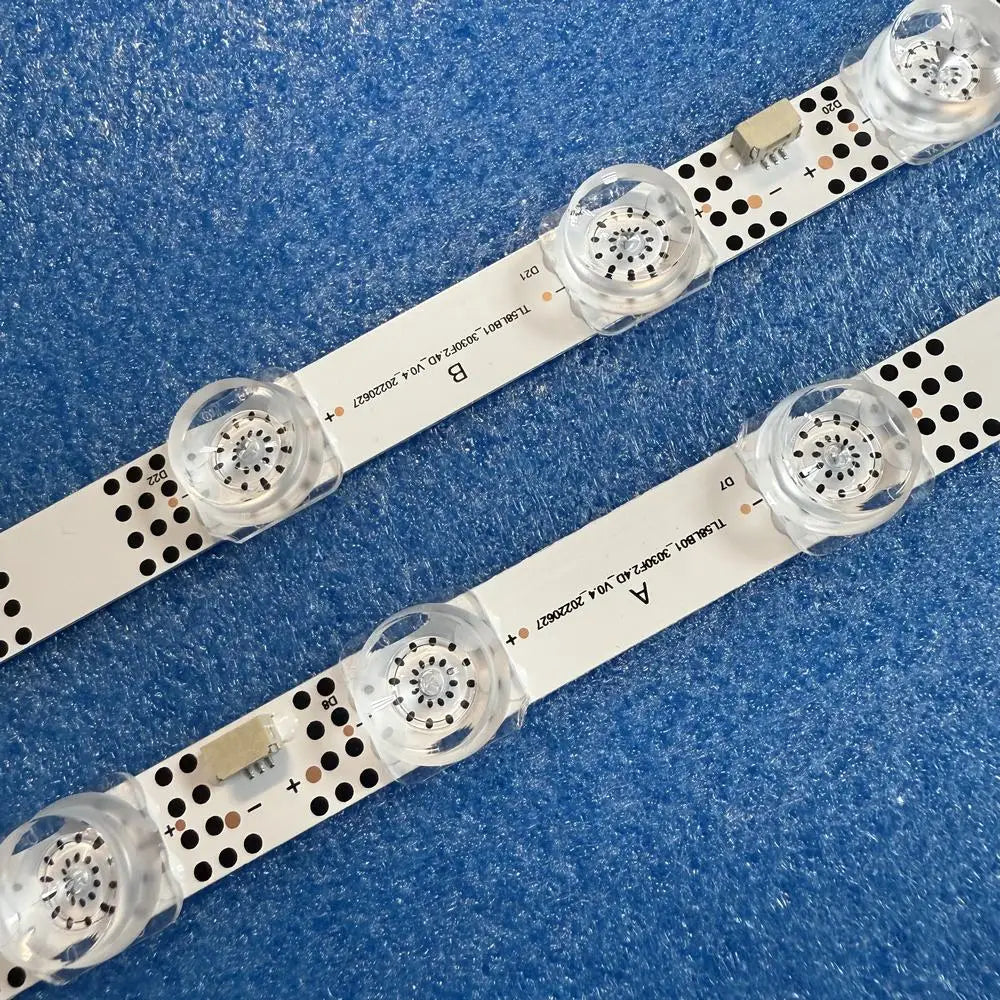 2pcs/set LED Backlight Strip For TCL 58” 58S453 58S454 TCL58LB01_3030F2.4D B0101-000581 A0053*ZMJN LVU580NDEL