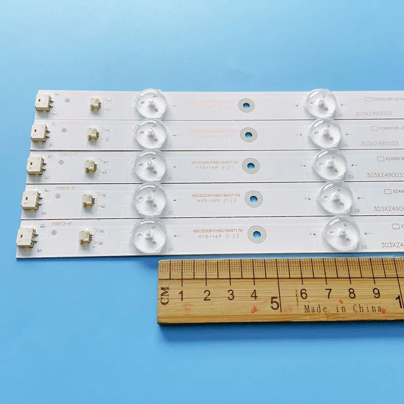 LED Backloight Strip For 5D502 5D503 303XZ490032 303XZ490034 XZ49D12R-ZC21F-01 XZ49D12L-ZC21F-01 AKAI LEA-49K40M LEA-49K40M