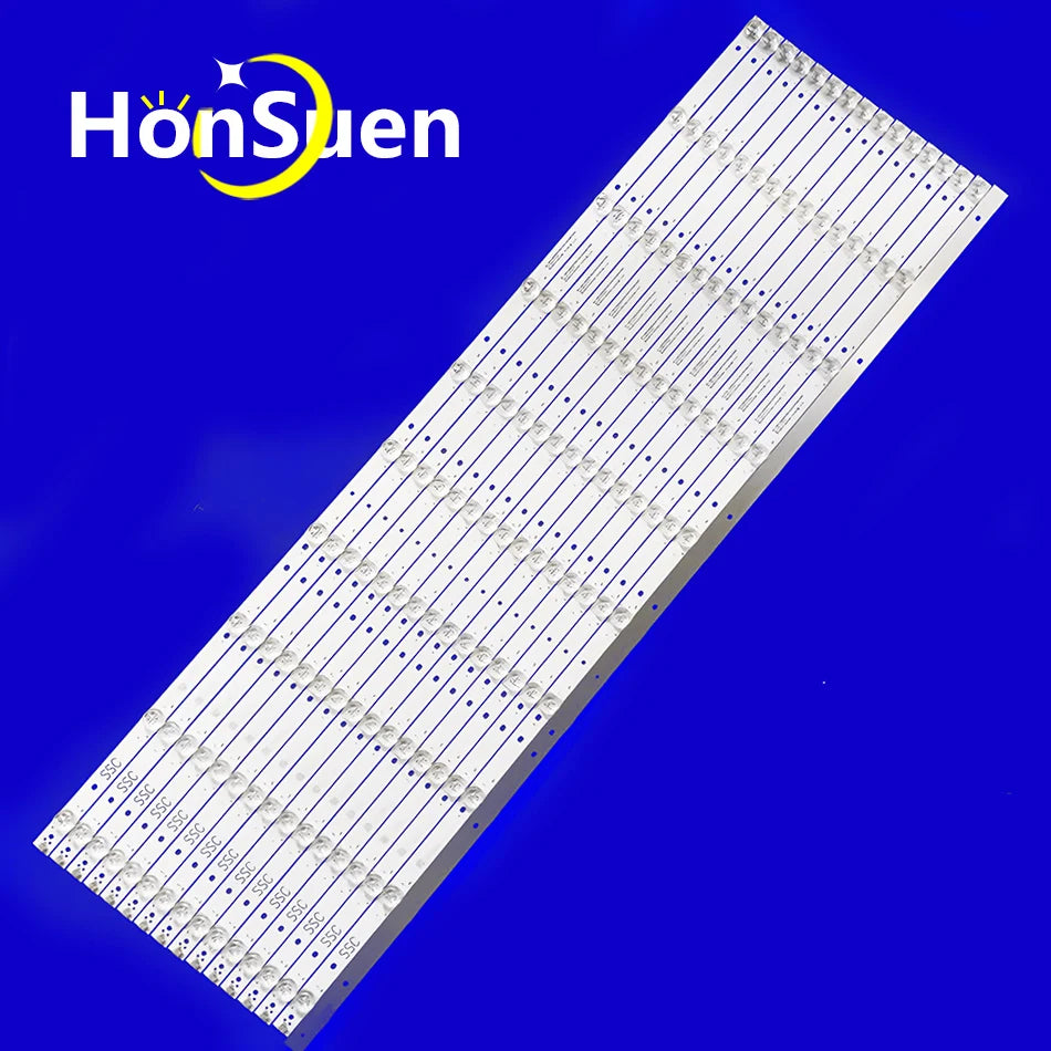 for 85 TV 85S455 06-1-85FX-YSEMC3030-0D20-16X10-937X16MM-220328 HK850WLEDM-JH0AH 85P731 85P731X1 85P731X2 16pcs/Kit LED Strips