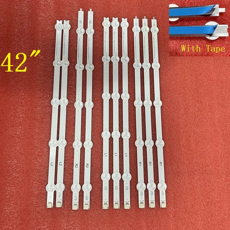LED strip For 42LA621V 42LN542Y 42LA6200 42LN5300 42LA620V 42LN578V 42LN6108 42LN610S 42LN610V 42LN6138 6916L-1385A 1386A 1387A