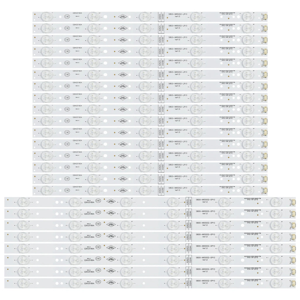 LED Backlight Strip for 65UH5500 65uh5500-ua 5835-W65002-LR40 5835-W65002-0P40 V650DJ4-QS5 65K2 5800-W65002-LR40 0P40