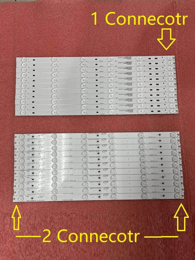 Kit 11pcs 6LED LED Backlight Strip For Hisense -50-HD500DU-B01-010-11X6-3030C-6S1P 50CU6000 50H7GB1 50H7GB2 LTDN50K321