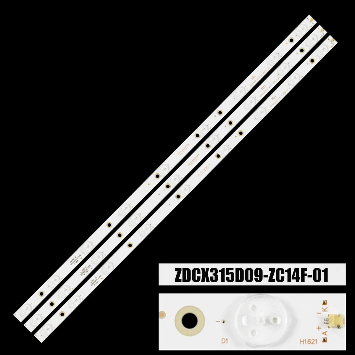 LED backlight strip for 32 " 32LEM-1010/T2C 32LEM-1005/T2C ZDCX315D09-ZC14F-01 H32B7000E STV-32LED14 CX315DLEDM