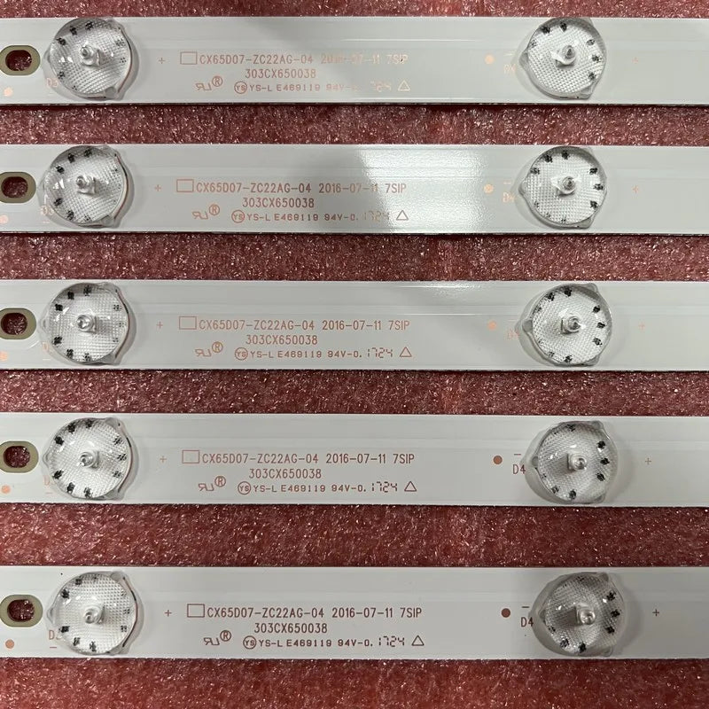 LED Backlight For Continental Edison CELED65SA120B6 UD65LG201 65lex6027 65MUA1500-61 CX65D07-ZC22AG-04 CX650DLEDM CX650M10