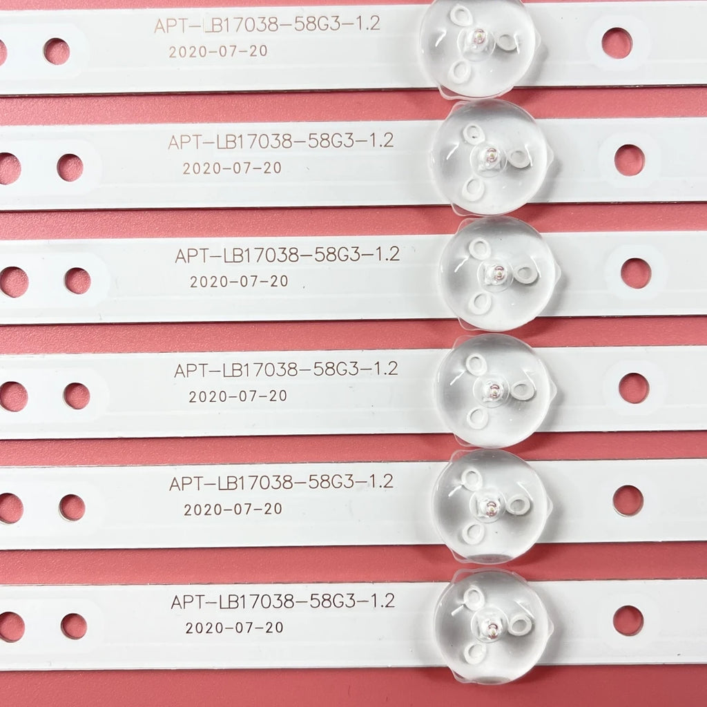 Led Backlight Lâmpada for Skyworth 58'TV 58G2A 58G3 58K5D APT-LB17038-58G3-1.2 RDL580WY(TD0-002) V580DJ4-MD1 5850-W58006-0P00