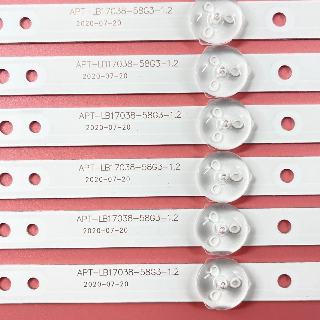 Led Backlight Lâmpada for Skyworth 58'TV 58G2A 58G3 58K5D APT-LB17038-58G3-1.2 RDL580WY(TD0-002) V580DJ4-MD1 5850-W58006-0P00