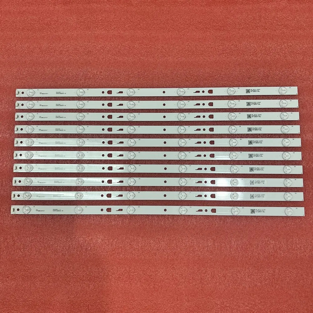 10pcs/set LED Backlight Strip 7LED For Hitachi 55D1620 55R7 55U2200 55HR332M06A5 V1 4C-LB550T-HR5 HR2 HR33V