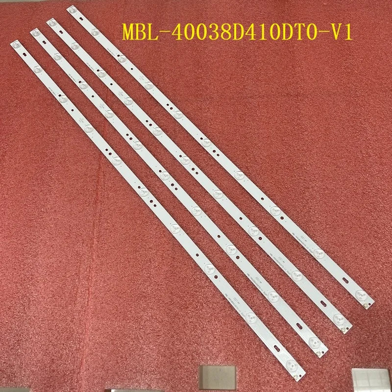 Kit 4pcs 10LED LED Backlight Bar for BAUHN B40-63UHDF CV9203H-A42 TD SYSTEMS K40DLT1F MBL-40038D410DT0-V1