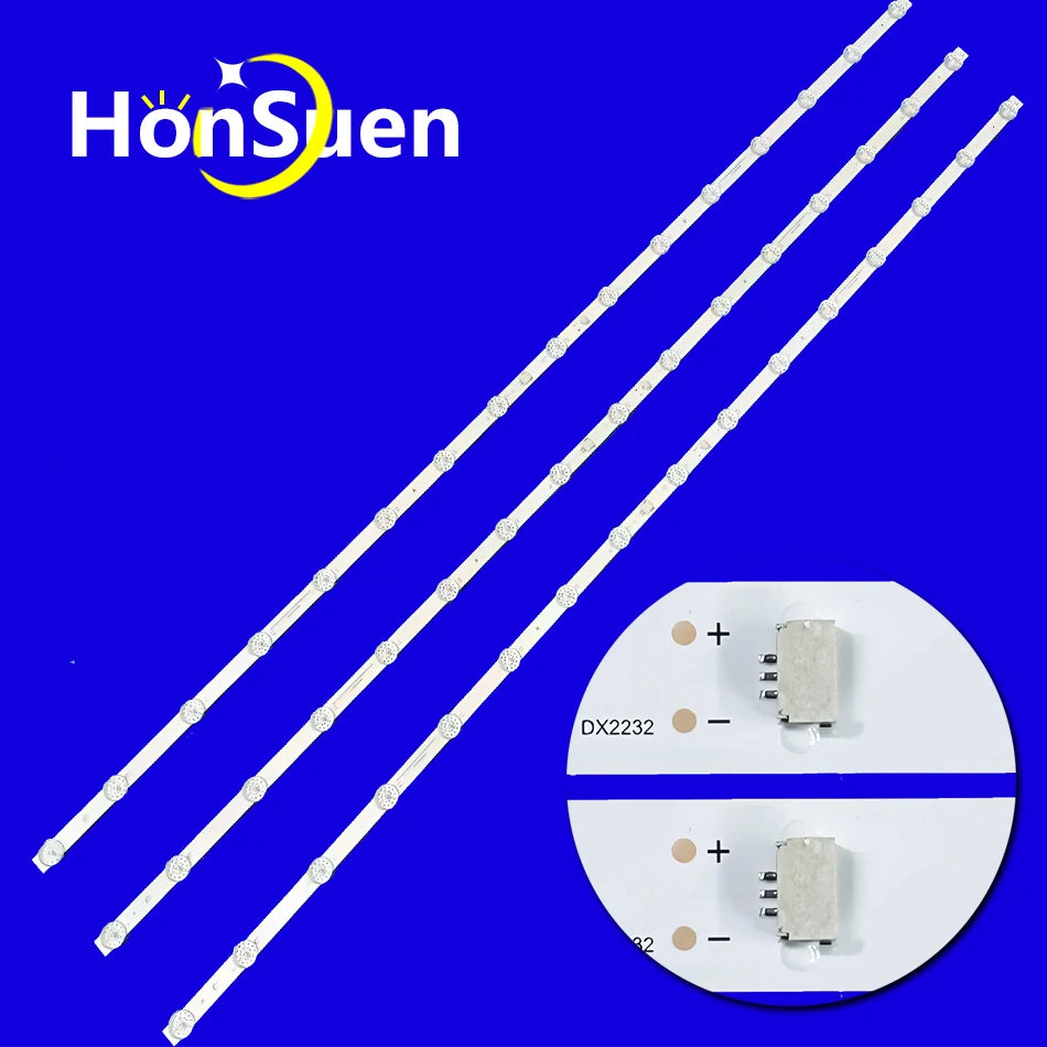 16 Lamps LED backlight strip for 55S515D Haier 55 Smart TV S3 H55K7UG 06-1-55FZ-CYSMC-3X16-1075X12MM-220621