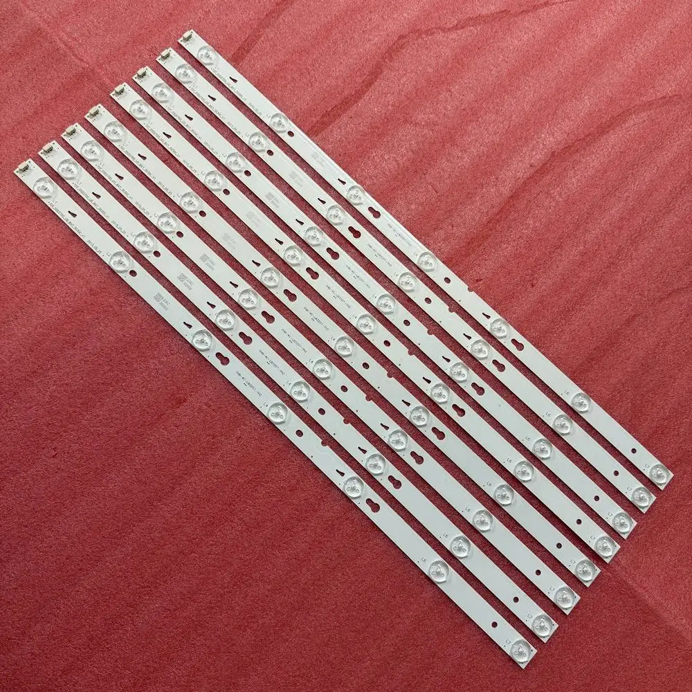 8pcs/set LED strip 7LED for TCL 006-P1K3465A 55D2700 U55C7006X1 B55A758U U55P6006 55UC6306 55UC642 55U6700C LVU550CSOTE2
