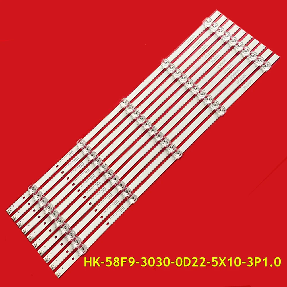 LED Backlight Strip for LS58A1 LS58A51 LS58Z51Z 06-58F9-3030-0D22-5X10 HK-58F9-3030-0D22-5X10-3P1.0