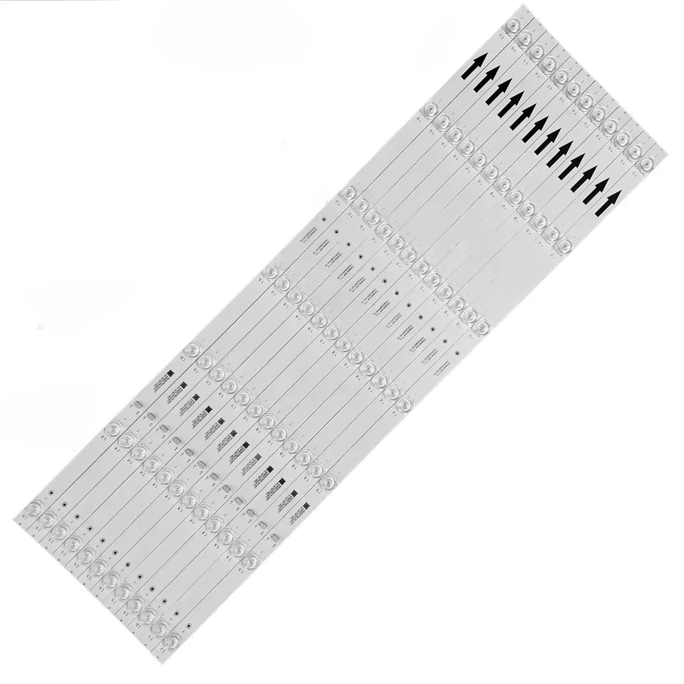 12PCS LED Backlight Strip 7lamps For L75M6-ES 75D8000 75HR332M07A0 V0 4C-LB750T-HR2