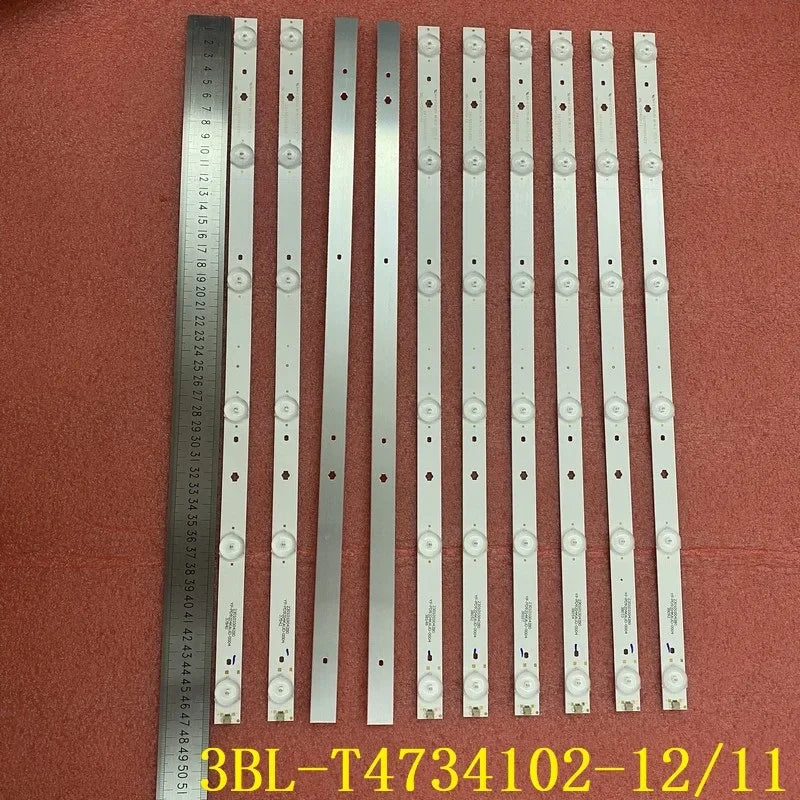 10pcs/set LED Bar for CTNV93CM 3BL-T4734102-12 11 TI4908DLEDBH U505CV-UMC 49E3505A LC490DUJ SG E3