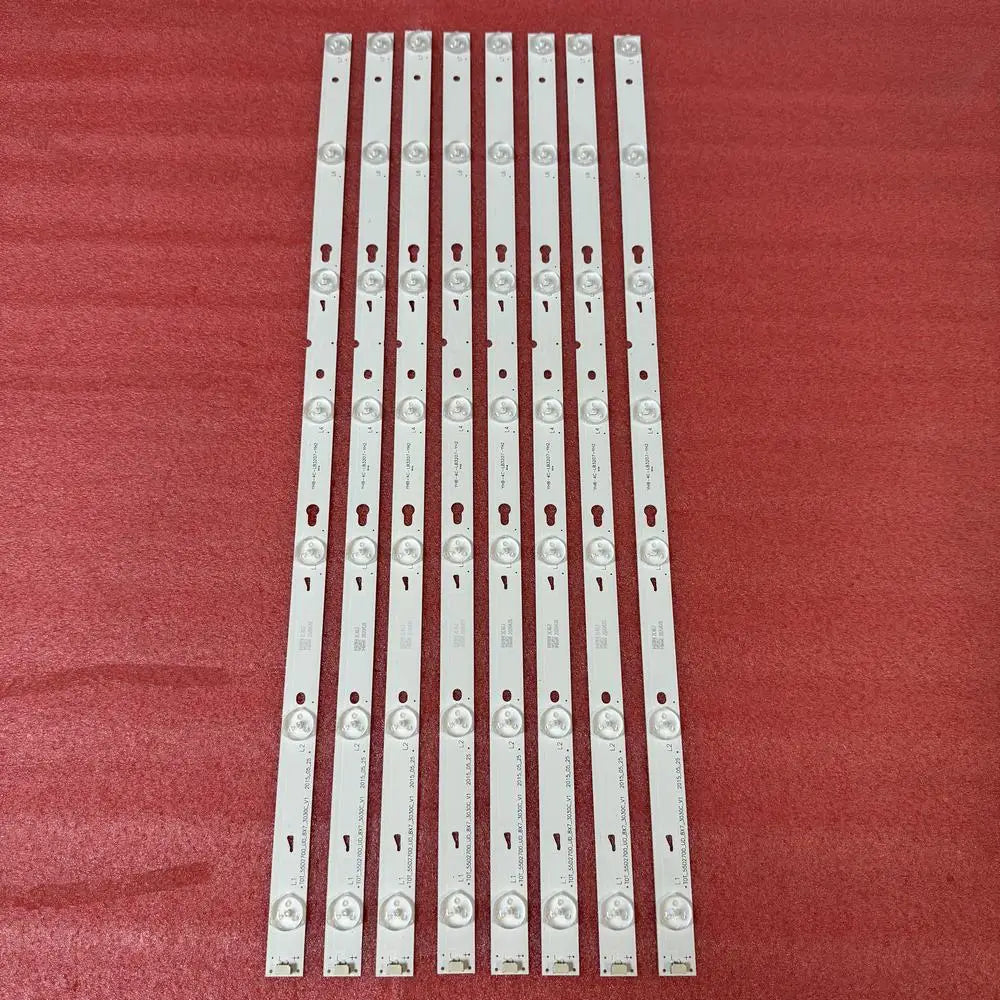 8pcs/set LED strip 7LED for TCL 006-P1K3465A 55D2700 U55C7006X1 B55A758U U55P6006 55UC6306 55UC642 55U6700C LVU550CSOTE2