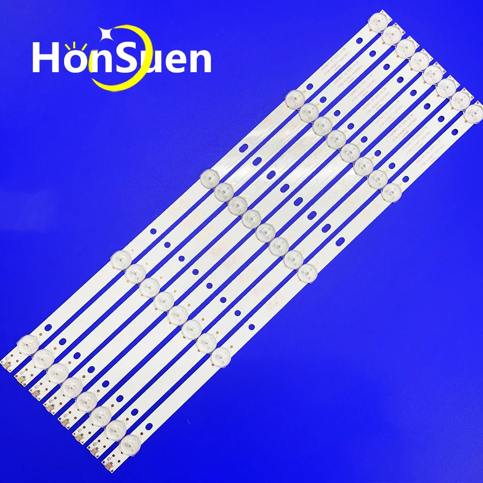 Kit LED Backlight Strips For Toshiba 43L420U 43L310U 43U7750EV 4708-K43WDR-A1213K04 LED Bands Rulers K430WDR A1 T43HVN01.2