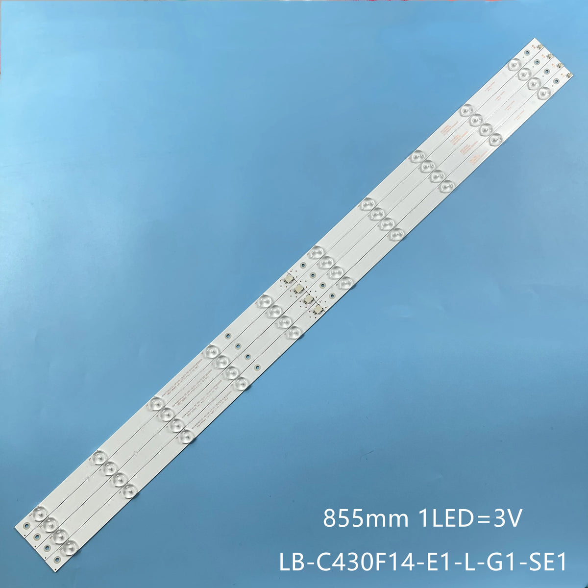 LED Backlight strip 10 lamp For BBK 43" TV 43LEM-1018/FT2C 42lem-1052/fts2c SVJ430A07 LB-C430F14-E1-L-G1-SE1 SE2 A G2 LB43006