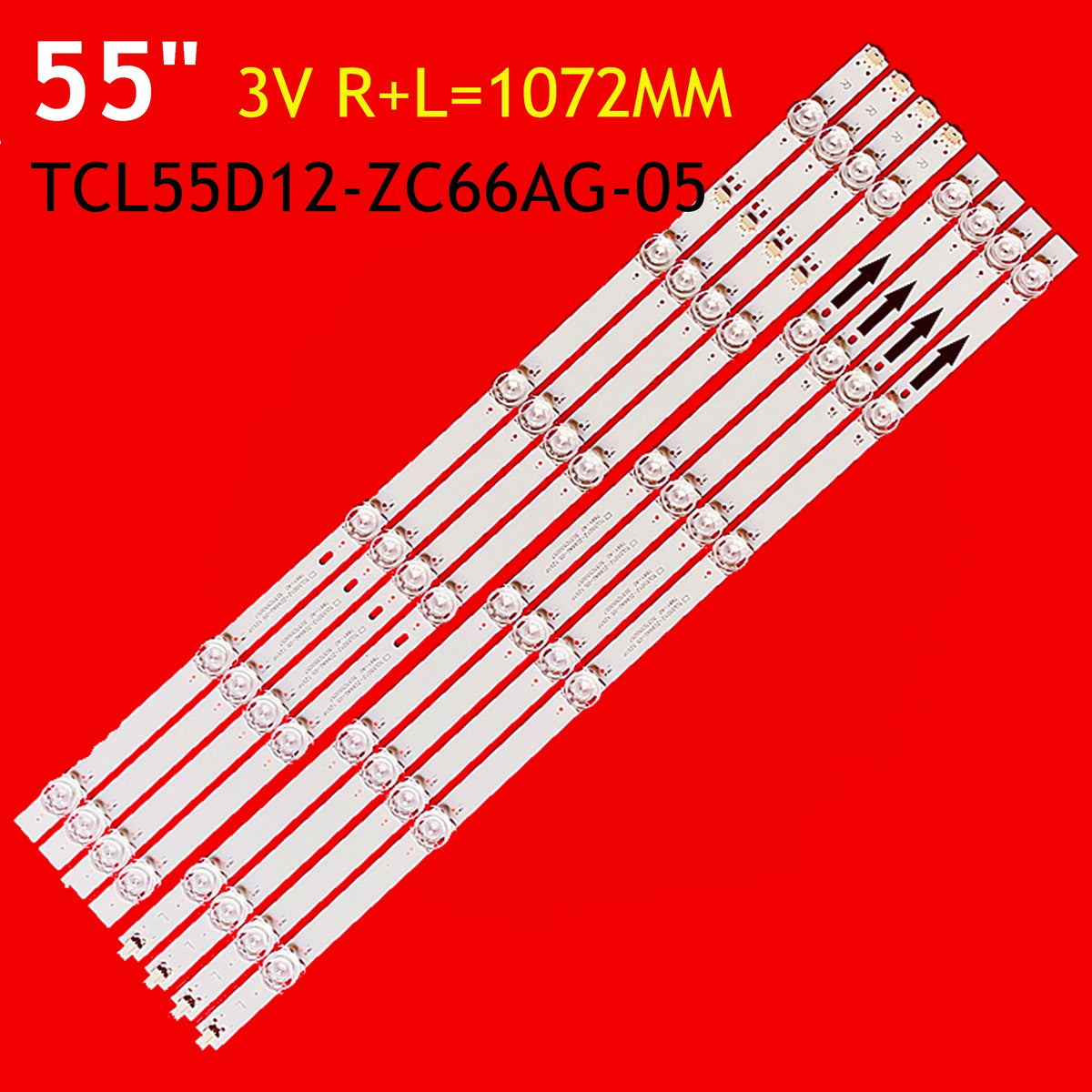 LED Backlight Strip For L55M5-RK L55M5-PK 4C-LB550T-ZCM TCL55D12-ZC66AG-05