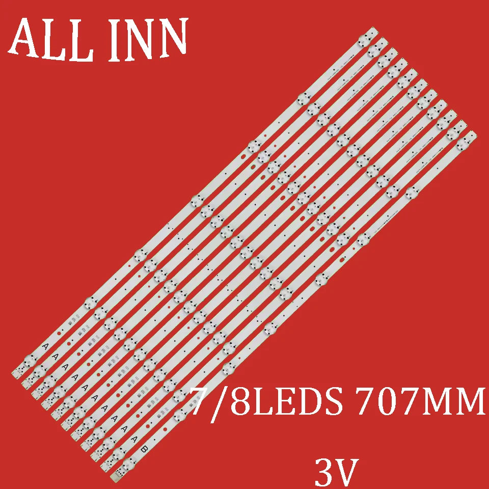 LED BackLight Strip For 65U6863DB 65V6763DB 65-FUC-8020 LT-65VU850 LT-65VUQ83I LT-65C880E VES650QNTL-2D-U31 VES650QNTL-2D-U32