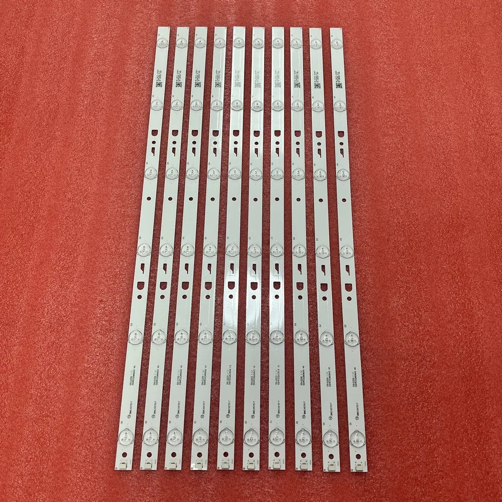 10pcs/set LED Backlight Strip 7LED For Hitachi 55D1620 55R7 55U2200 55HR332M06A5 V1 4C-LB550T-HR5 HR2 HR33V