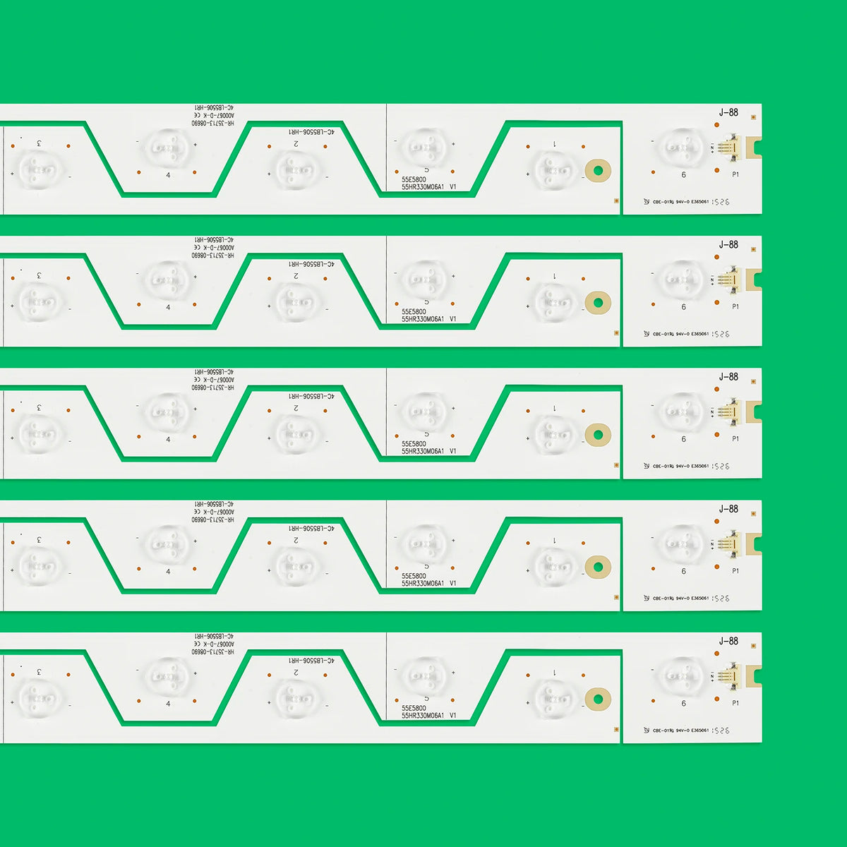 LED backlight strip For TCL D55A561U D55A558U 55U6500C 55U65EBC 4C-LB5506-HR1 55E5800 55HR330M06A1 Screen LVU550NDEL