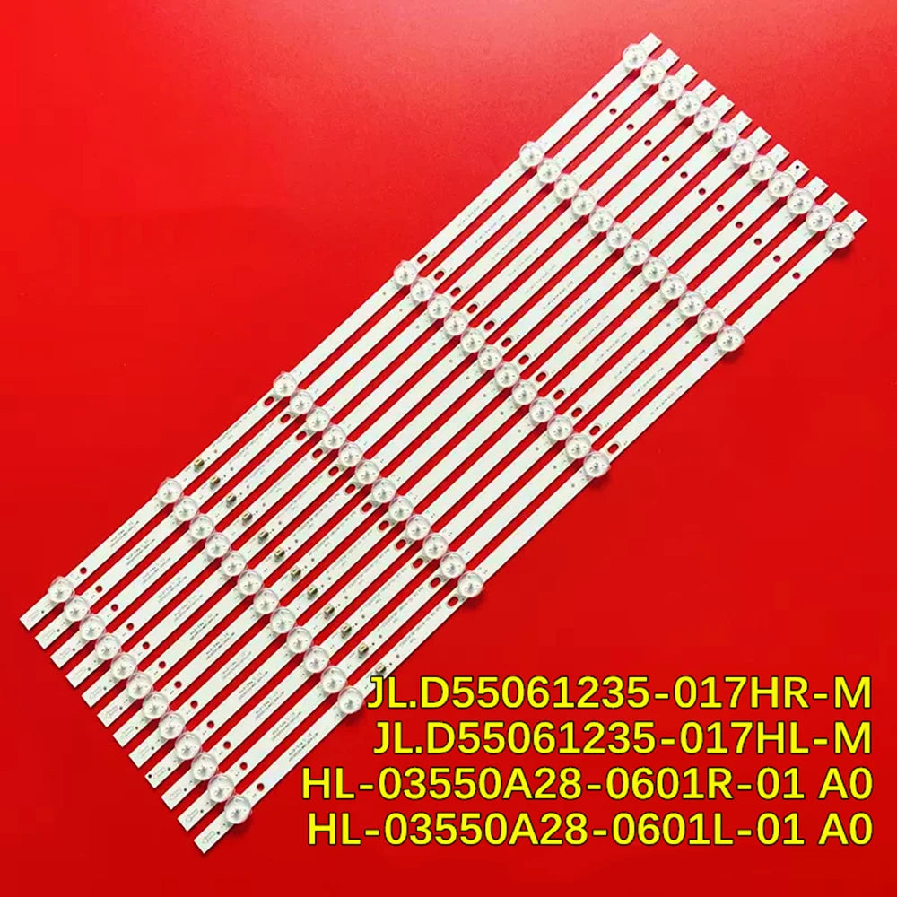 LED Backlight Strip For AP-55P TL-55F1 TL-55K3 LE-8822A MK-8388 L5810 D55E168U JL.D55061235-017HL-M JL.D55061235-017HR-M