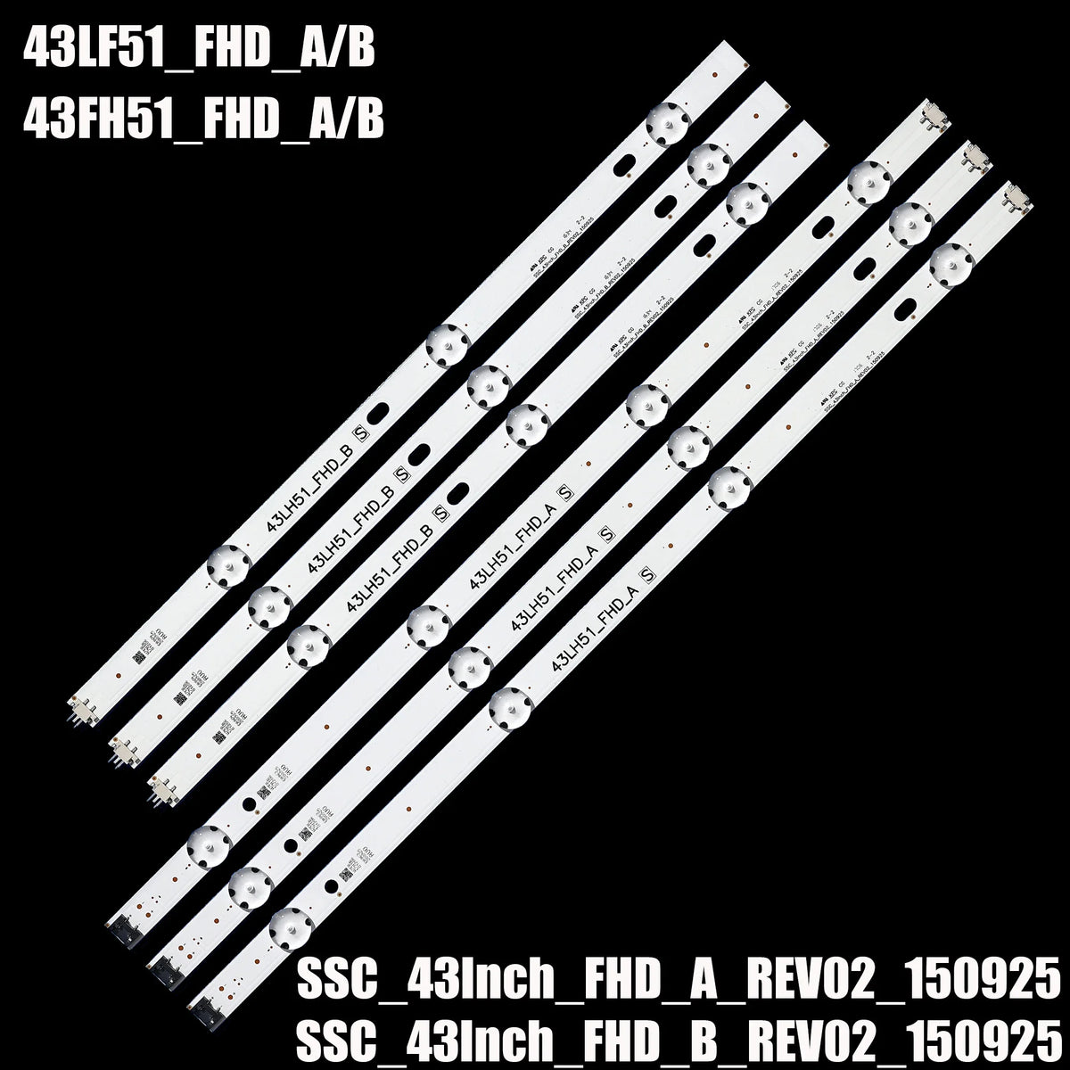 LED BackLight Strip For 43LH595V 43LW342C 43LH595T 43LF5100 43LH590 43U510V-ZD 43U523T-TB 43LH510V 43LH520V 43LH570V